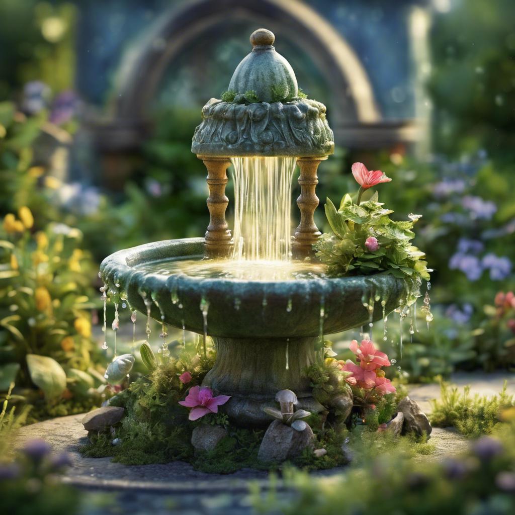 Entdecke die Magie ​der Miniatur-Gartenbrunnen für​ deine Wichtel