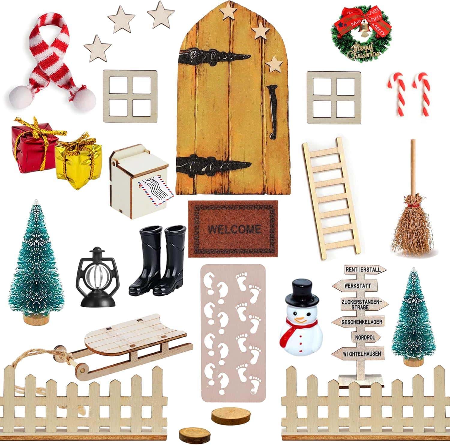 Die besten Gnome-Tür-Sets: Kreative Zubehör für Weihnachten