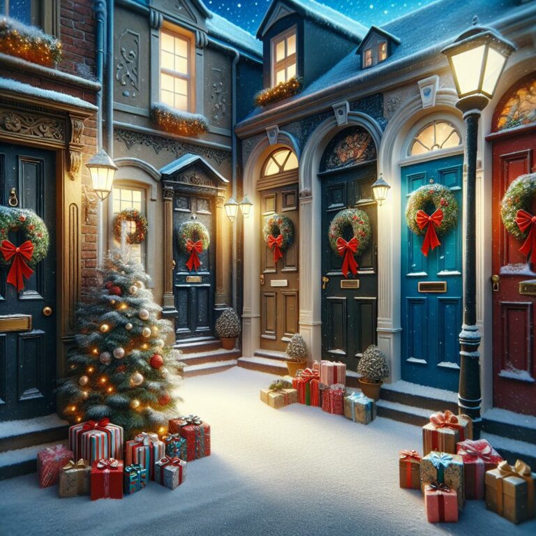 Wichteltürchen: Weihnachtlicher Hingucker