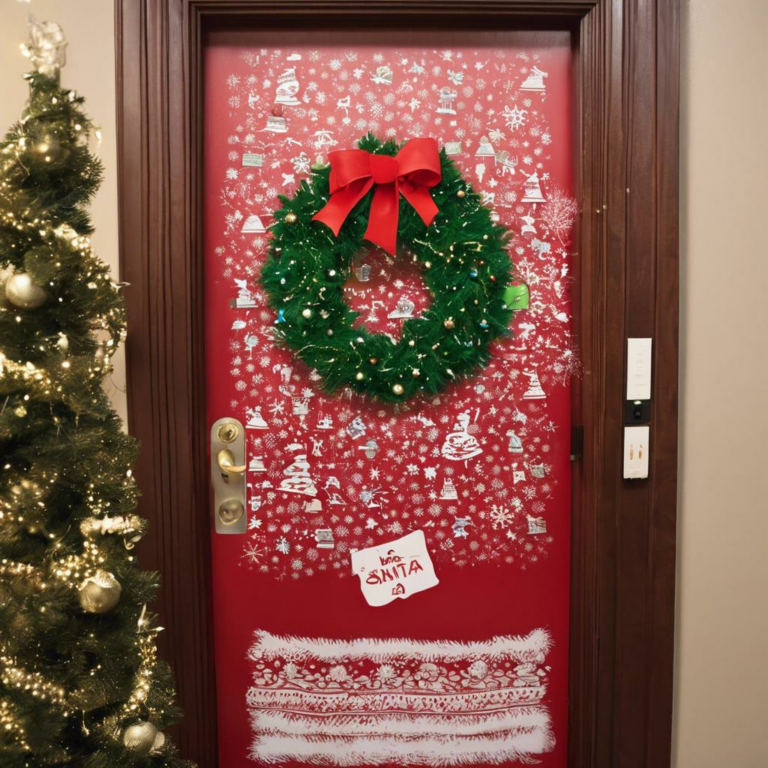 Märchenhaft verzierte Wichteltürchen