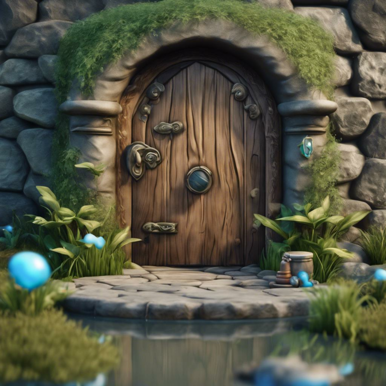 Wichteltür-Gestaltung mit Wasserelementen: Schaffe eine magische Oase für deine Wichtel!