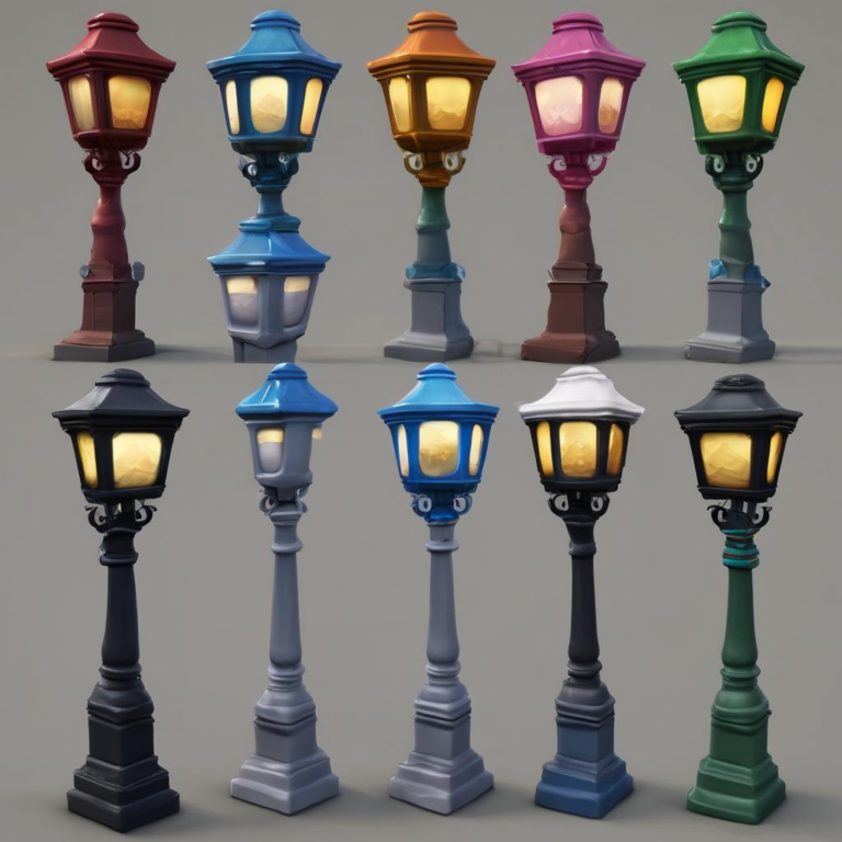 Zauberhafte Miniatur-Laternenpfähle für Wichtel: Die perfekte Beleuchtung für dein Wichtelreich!