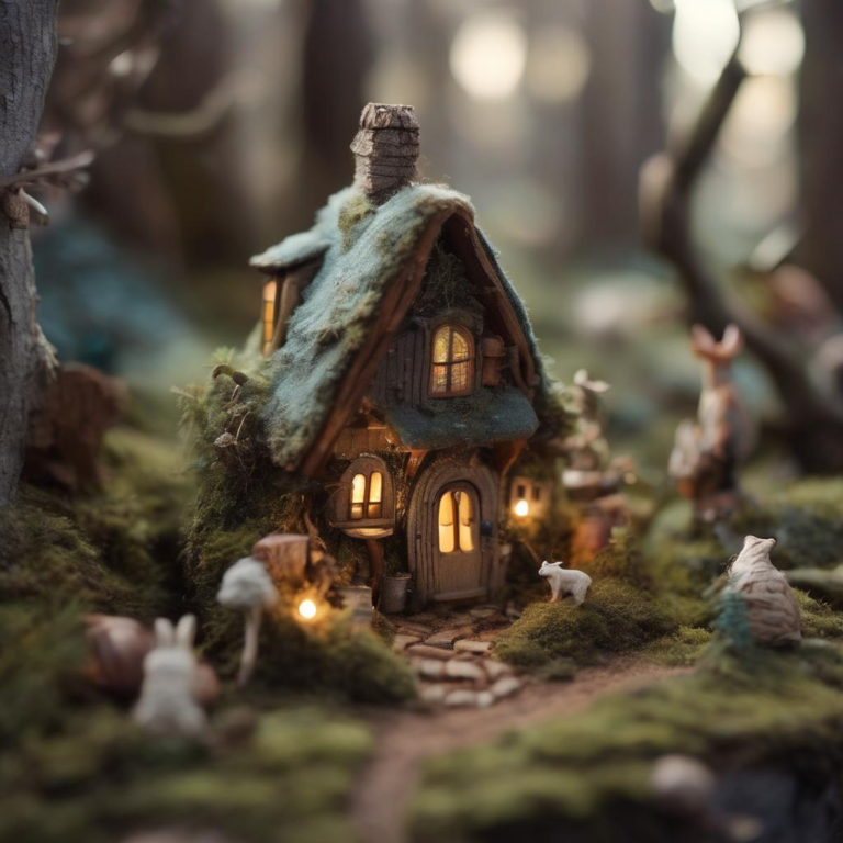 Zauberhafte Miniatur-Gartenwerkzeuge und -Besen für kreative Projekte