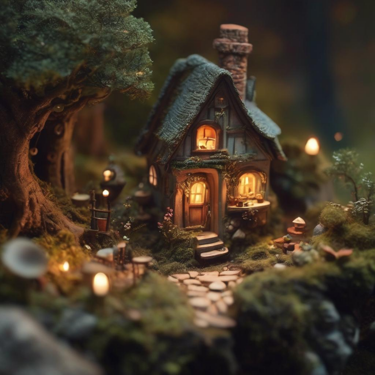 Miniaturkorb für kreative Bastelprojekte und Dekoration nutzen